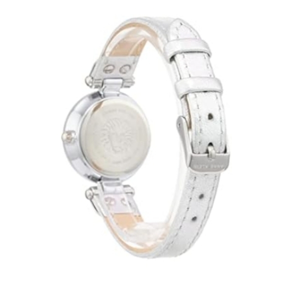 Women\'s Leather Strap Watch Silver main image 5